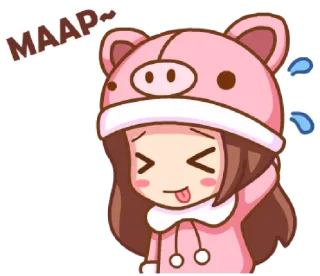 😅 emoji Misa Misa Paradise @waesticker Telegram sticker 12 of 41