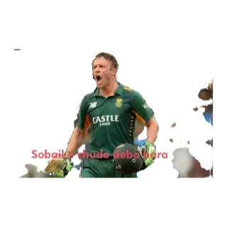 🙂 emoji Phoenix 69 ( cricketer edition) Telegram sticker 9 of 16