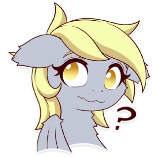 😕 emoji SymbianL Derpy Hooves Faces Telegram sticker 3 of 16