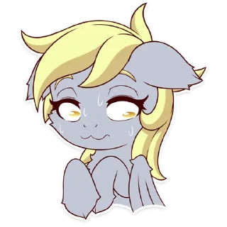 😰 emoji SymbianL Derpy Hooves Faces Telegram sticker 8 of 16