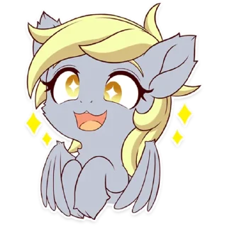 🤩 emoji SymbianL Derpy Hooves Faces Telegram sticker 14 of 16