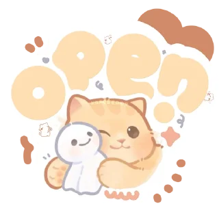 🐱 emoji belongs to @chloedelinee — 🐥 Telegram sticker 1 of 31
