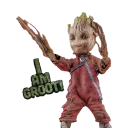 😱 emoji Groot Telegram sticker 7 of 23