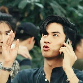 🚧 emoji Tay & New meme @bangkokpride Telegram sticker 11 of 39