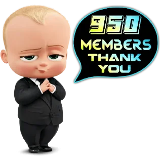 9️⃣ emoji Thank You Members @AaluXUpdates Telegram sticker 22 of 114