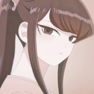 🧃 emoji Komi Shouko | @nanostickers Telegram sticker 23 of 51