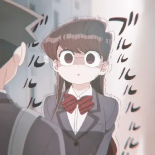 🧃 emoji Komi Shouko | @nanostickers Telegram sticker 13 of 51