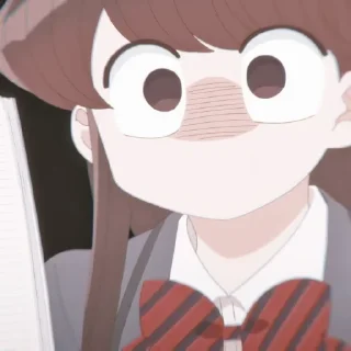 🧃 emoji Komi Shouko | @nanostickers Telegram sticker 19 of 51