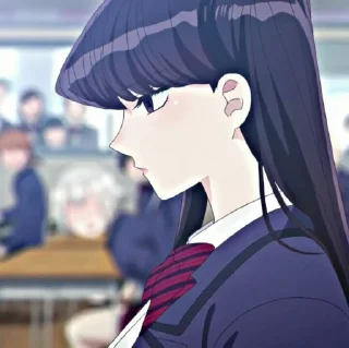🐾 emoji Komi Shouko ◍⃘  @comyushou Telegram sticker 8 of 40