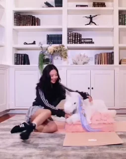 Sticker from cute jennie