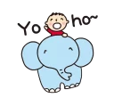 👋 emoji 大口仔(大寶) Telegram sticker 5 of 64