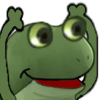 😃 emoji Concerned Frog Telegram sticker 9 of 101