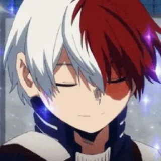 ❄️ emoji Todoroki Shoto Telegram sticker 9 of 78