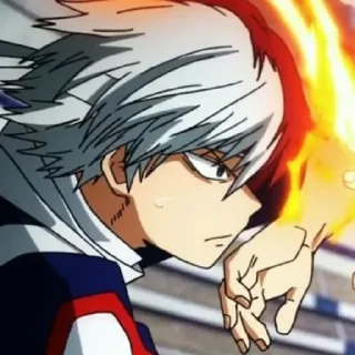 🧊 emoji shoto todoroki @INSCMNIAC Telegram sticker 11 of 50