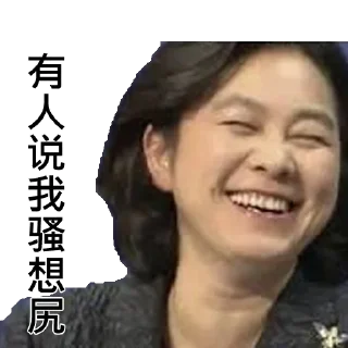 🥰 emoji 中共外交部发言人华春莹 Telegram sticker 5 of 52