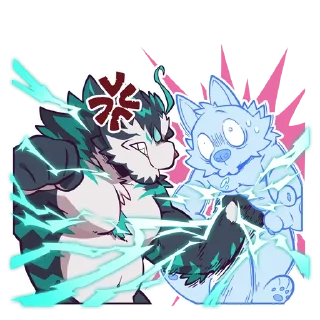 👊 emoji Zeloen 老虎泽罗恩 Telegram sticker 24 of 32