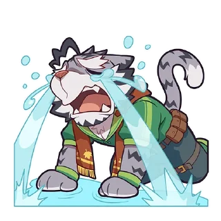 😭 emoji Zeloen 老虎泽罗恩 Telegram sticker 12 of 32