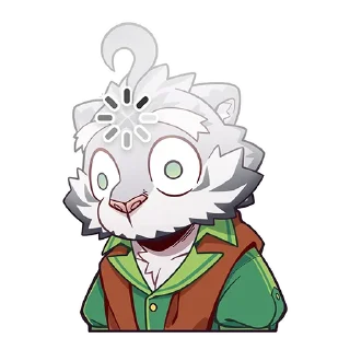 😶‍🌫️ emoji Zeloen 老虎泽罗恩 Telegram sticker 15 of 32