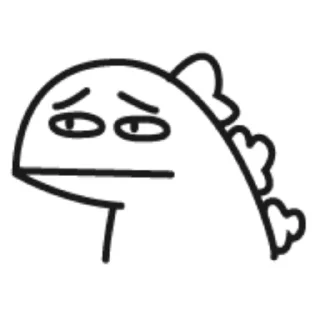 🦖 emoji 小恐龙高清版 Telegram sticker 10 of 16