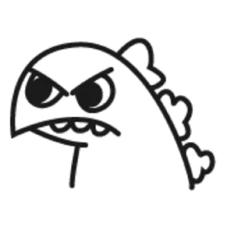 🦖 emoji 小恐龙高清版 Telegram sticker 16 of 16