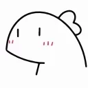☺️ emoji 小恐龙矢量版 @OverflowCat Telegram sticker 1 of 45