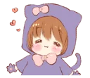 ☺️ emoji Boy of a cat ear @stickerscar Telegram sticker 12 of 40