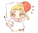 😠 emoji Boy of a cat ear @stickerscar Telegram sticker 15 of 40