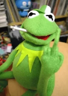 🚭 emoji Green Frog Sama [@ghost_kun] Telegram sticker 23 of 97
