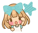 💪 emoji twin blonde Telegram sticker 22 of 100