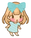 😮 emoji twin blonde Telegram sticker 11 of 100