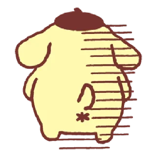 🍮 emoji 布丁狗 感情融洽篇 Telegram sticker 23 of 40