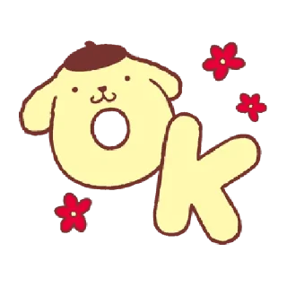 🍮 emoji 布丁狗 感情融洽篇 Telegram sticker 5 of 40