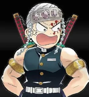 😡 emoji Tengen Uzui by @Bonten_community Telegram sticker 8 of 27