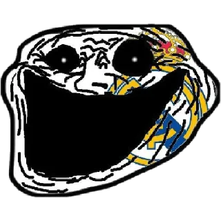 😀 emoji Troll Face 3 Telegram sticker 6 of 30