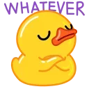 🤷‍♂️ emoji The Utya Duck — @stickershade Telegram sticker 15 of 49