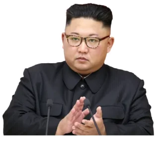 🇰🇭 emoji @xzvxz Kim Jong Un Telegram sticker 12 of 20