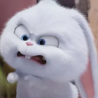 Sticker from snowball