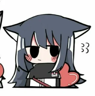 🐾 emoji Texas Arknight [InariChuu] Telegram sticker 9 of 25