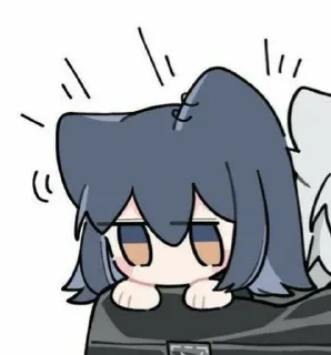🐾 emoji Texas Arknight [InariChuu] Telegram sticker 17 of 25