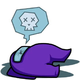 😵 emoji Among Us Telegram sticker 9 of 36