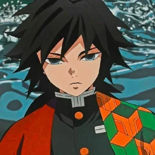 🌊 emoji Tomioka giyuu ; @faniziaofc Telegram sticker 8 of 18