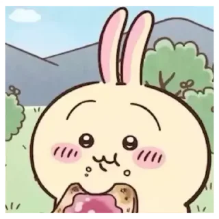 💚 emoji Chiikawa Telegram sticker 13 of 28