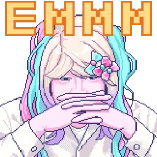 ❤️ emoji 主播女孩重度依赖第二弹 @Bilibili_skin Telegram sticker 14 of 25