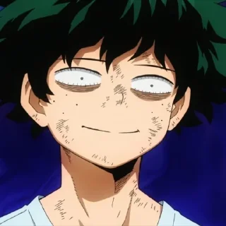 😰 emoji Mha Characters ( @I_m_Narutoo ) Telegram sticker 15 of 43