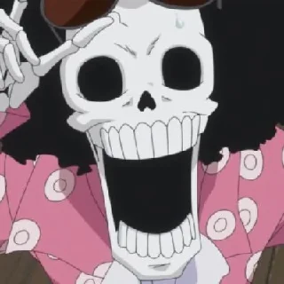 💀 emoji Brook Telegram sticker 13 of 20