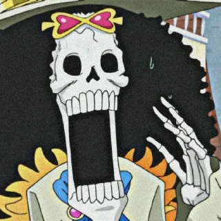 💀 emoji Brook Telegram sticker 12 of 20