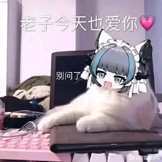 🐱 emoji 超级柴郡一@NyankoNyankoNyaaNyaa Telegram sticker 23 of 120