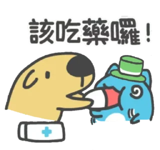 Sticker from 綠綠der capoo