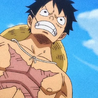🥟 emoji ★!¡ Luffy – @LEVIOSAASTICKER Telegram sticker 11 of 80