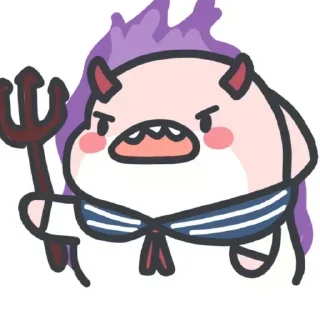 🐳 emoji 可爱小鲨鱼 👉  @tiezhia Telegram sticker 6 of 59